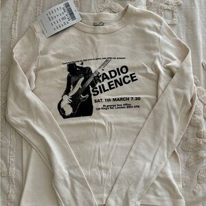 brandy melville radio silence long sleeve